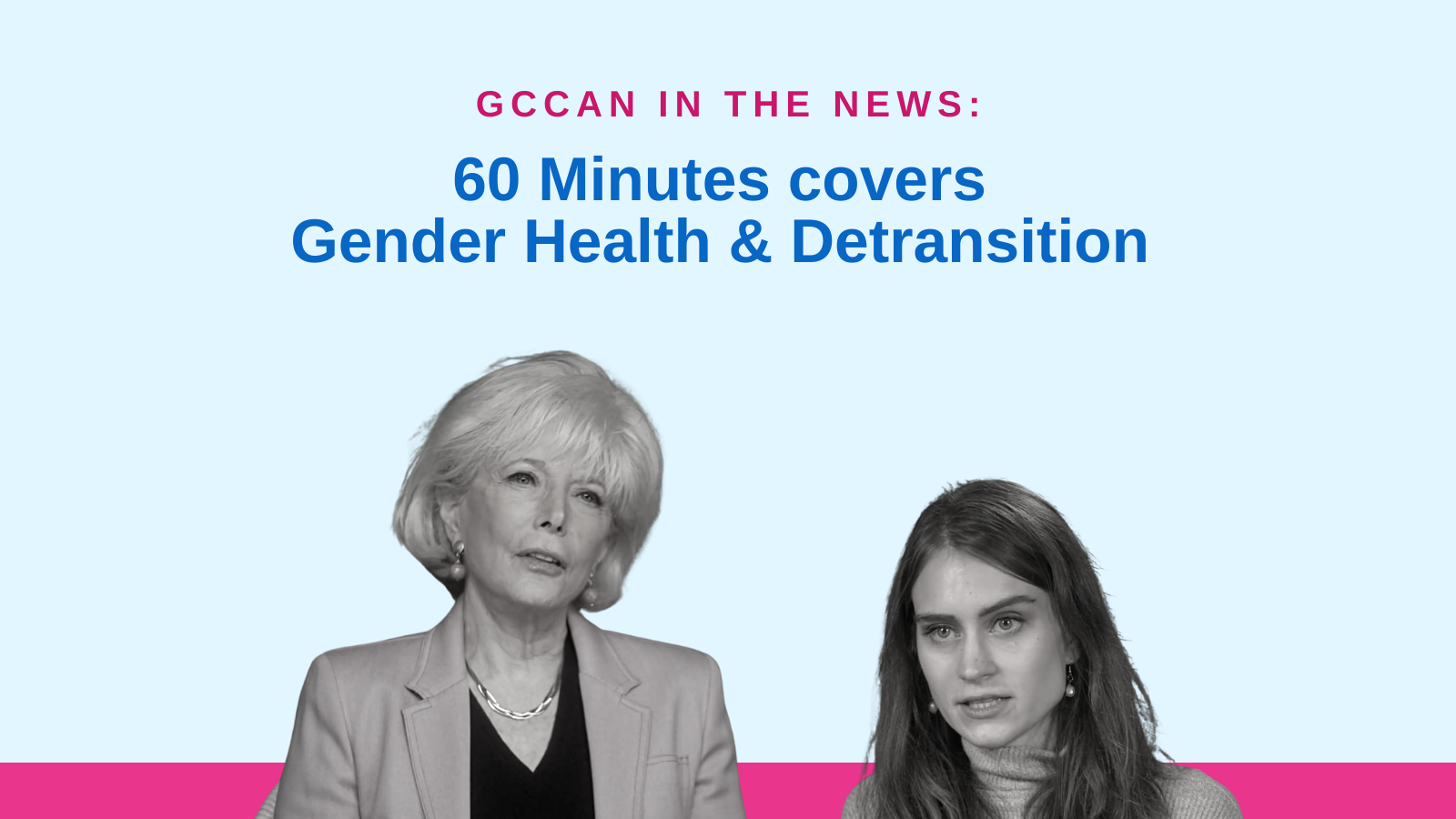 GCCAN appears on 60 Minutes To Discuss Trans Health